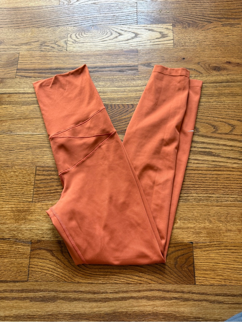 Nike Rust Orange Dri-Fit Maternity leggings with panel excellent condition S